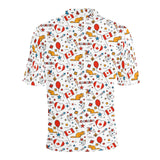 Canada Pattern Print Design 03 Men's All Over Print Polo Shirt