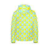 Duck Pattern Print Design 03 Kids' Boys' Girls' Padded Hooded Jacket
