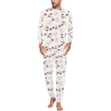 English Bulldog Pattern Print Design 01 Men's All Over Print Pajama