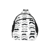 Mustache Beard Pattern Print Design 04 All Over Print Chest Bag