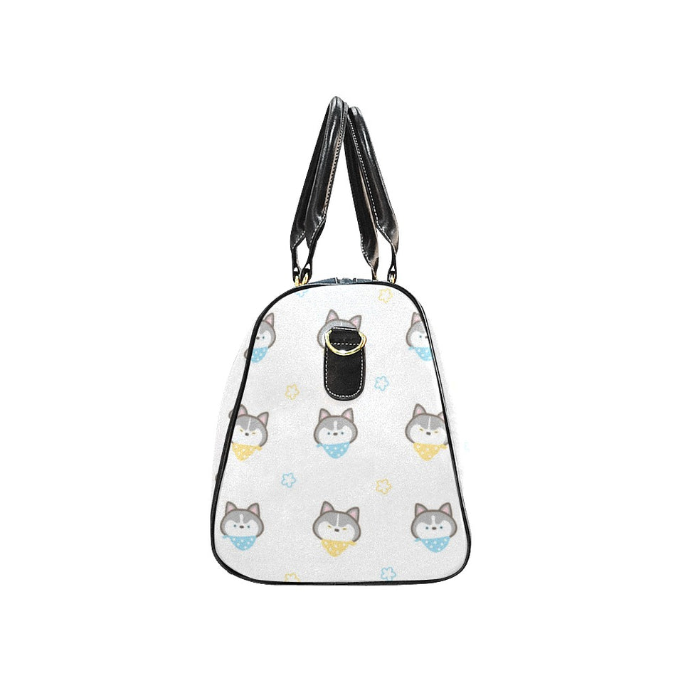 Cute Siberian Husky pattern Travel Bag