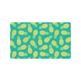 Pineapples pattern green background Doormat