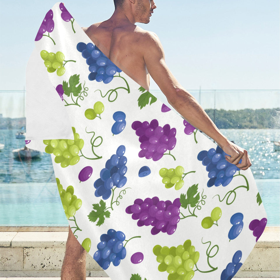 Grape pattern Beach Towel