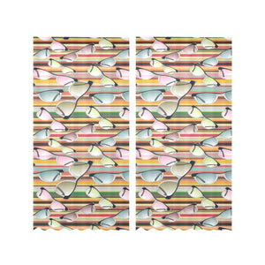 Sun Glasses Pattern Print Design 02 Gauze Curtain