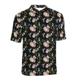 Hummingbird Pattern Print Design 03 Men's All Over Print Polo Shirt