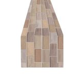 Brick Printed Pattern Print Design 01 Table Runner