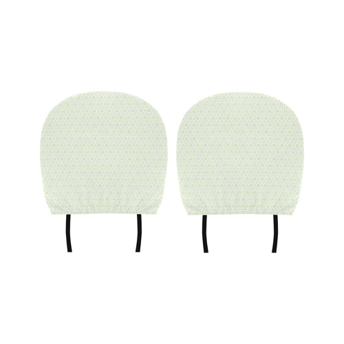 Cucumber pattern background Car Headrest Cover