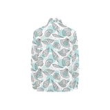 Shell polynesian tribal Women's Long Sleeve Polo Shirt