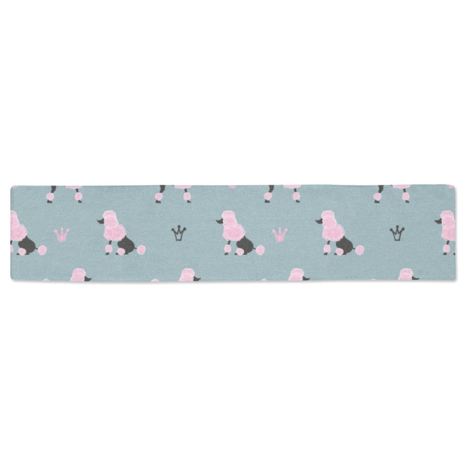 poodle dog pattern Table Runner
