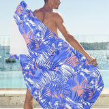 white bengal tigers pattern Beach Towel