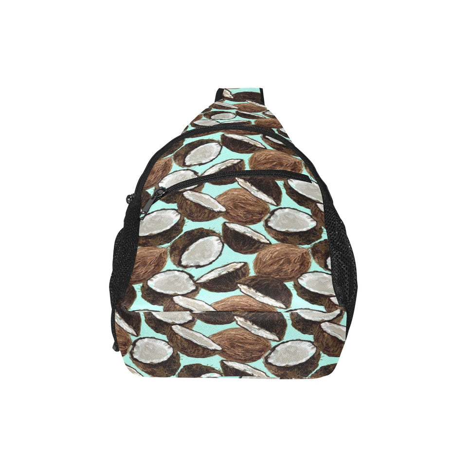 Coconut Pattern Print Design 03 All Over Print Chest Bag