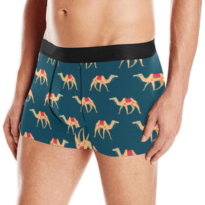 Camel pattern blue blackground Men's All Over Print Boxer Briefs Men's Underwear