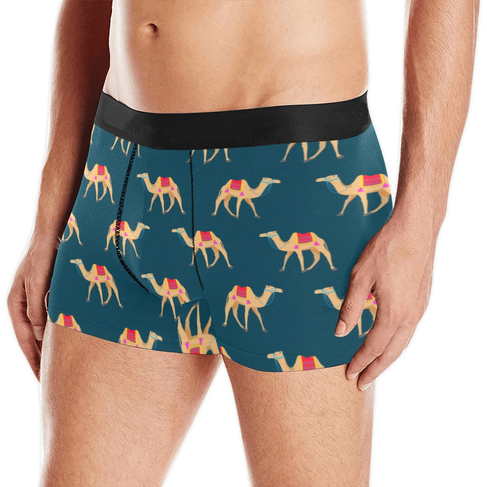 Camel pattern blue blackground Men's All Over Print Boxer Briefs Men's Underwear