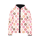Colorful donut pattern Kids' Boys' Girls' Padded Hooded Jacket