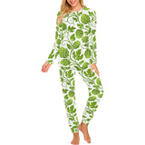 Hop design pattern Women's All Over Print Pajama Set