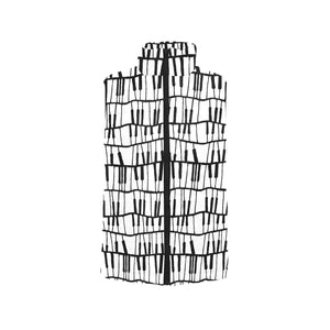 Piano Pattern Print Design 03 Men's Padded Vest