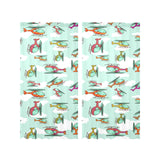 Helicopter design pattern Gauze Curtain