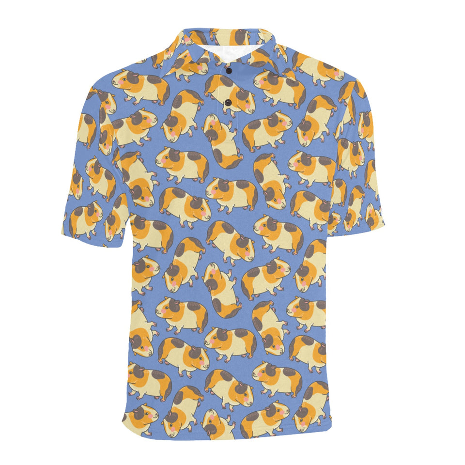 Guinea Pig Pattern Print Design 02 Men's All Over Print Polo Shirt