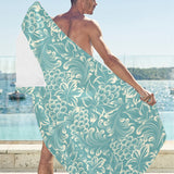 Classic Hand drawn Grape pattern Beach Towel