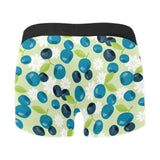 blueberry flower pattern Men's All Over Print Boxer Briefs Men's Underwear