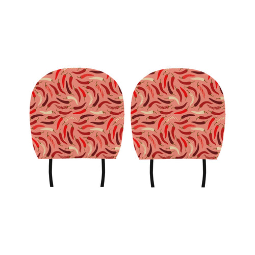 Beautiful Chili peppers pattern Car Headrest Cover