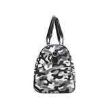 Black white camouflage pattern Travel Bag