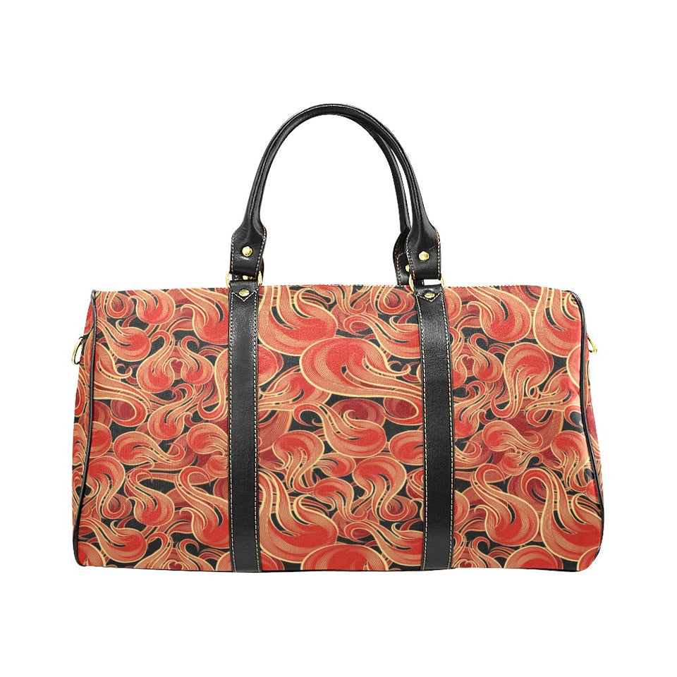 Fire flame pattern Travel Bag