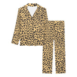 Leopard skin print Women's Long Pajama Set
