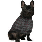 Casino Cards Suits Pattern Print Design 05 All Over Print Pet Dog Round Neck Fuzzy Shirt