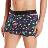 colorful space pattern planet star Men's All Over Print Boxer Briefs Men's Underwear