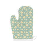 Tea pots Pattern Print Design 02 Heat Resistant Oven Mitts