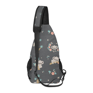 Cute koala pattern All Over Print Chest Bag