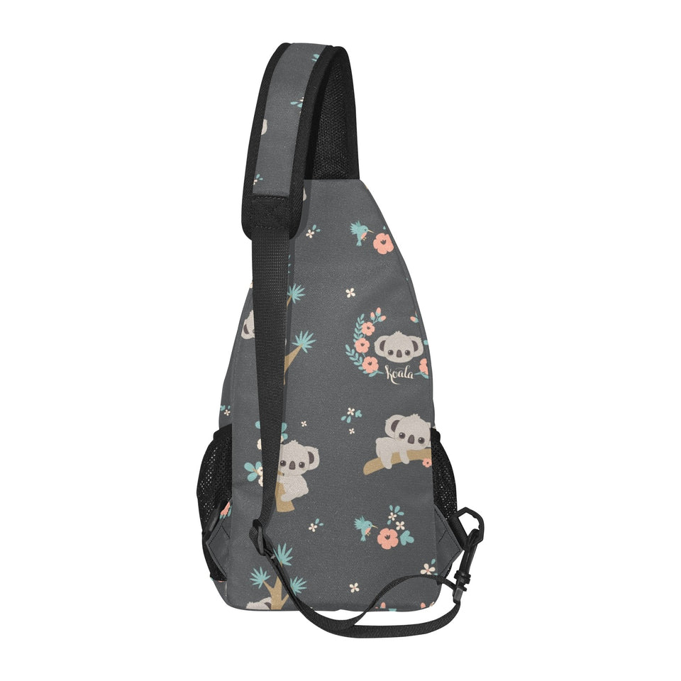 Cute koala pattern All Over Print Chest Bag