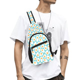 Fried Eggs Pattern Print Design 04 All Over Print Chest Bag