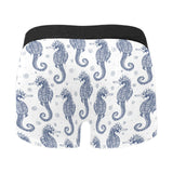 Seahorse pattern background Men's All Over Print Boxer Briefs Men's Underwear