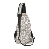 Stingray Pattern Print Design 05 All Over Print Chest Bag