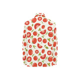 Tomato pattern Women's Long Sleeve Polo Shirt