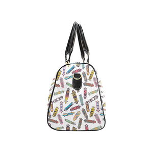 Skate Board Pattern Print Design 05 Travel Bag