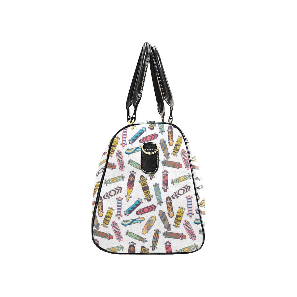Skate Board Pattern Print Design 05 Travel Bag