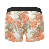 Cocoa beans Cocoa tree pattern Men's All Over Print Boxer Briefs Men's Underwear