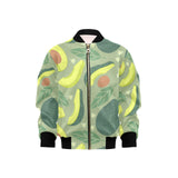 Avocado pattern Kids' Boys' Girls' Bomber Jacket