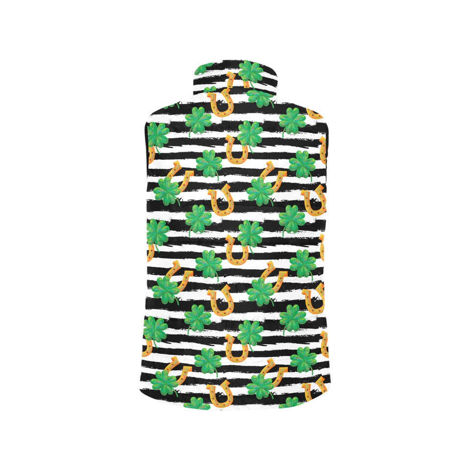 Horseshoes Pattern Print Design 01 Women's Padded Vest