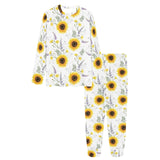 beautiful sunflowers pattern Women's All Over Print Pajama Set