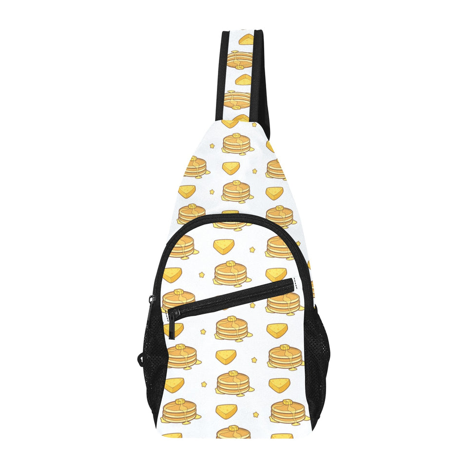 Pancake Pattern Print Design 03 All Over Print Chest Bag