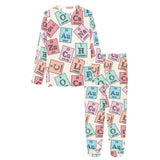 Chemistry Periodic Table Pattern Print Design 02 Women's All Over Print Pajama Set