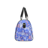 white bengal tigers pattern Travel Bag