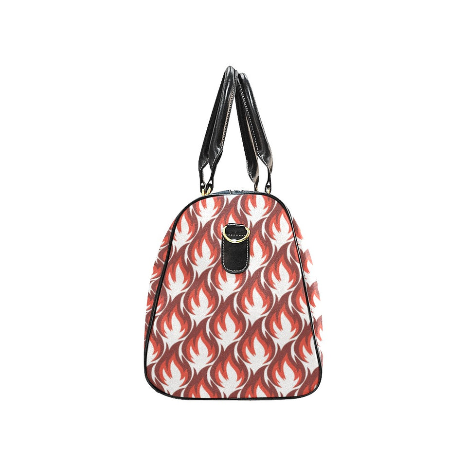 Fire flame symbol design pattern Travel Bag