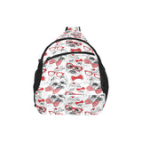Yorkshire Terrier Pattern Print Design 04 All Over Print Chest Bag