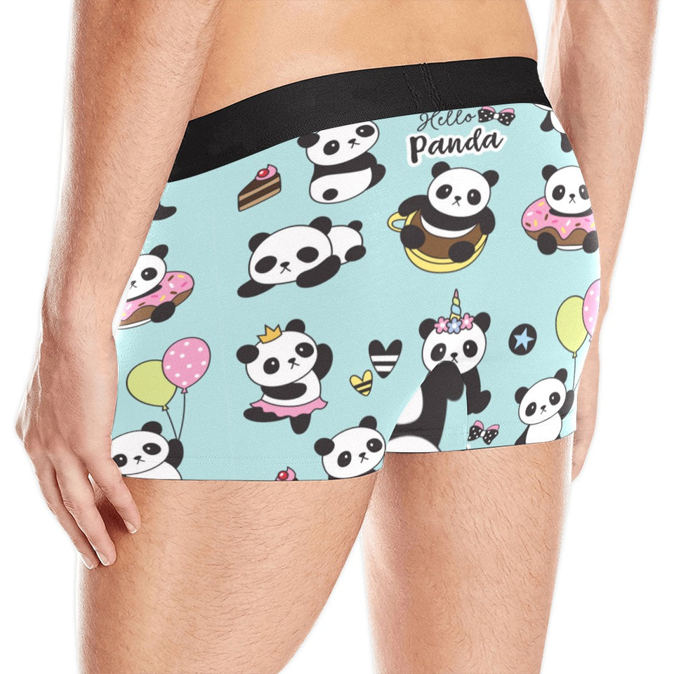 Cute baby panda pattern Men's All Over Print Boxer Briefs Men's Underwear