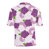 Cute Grape pattern Men's All Over Print Polo Shirt